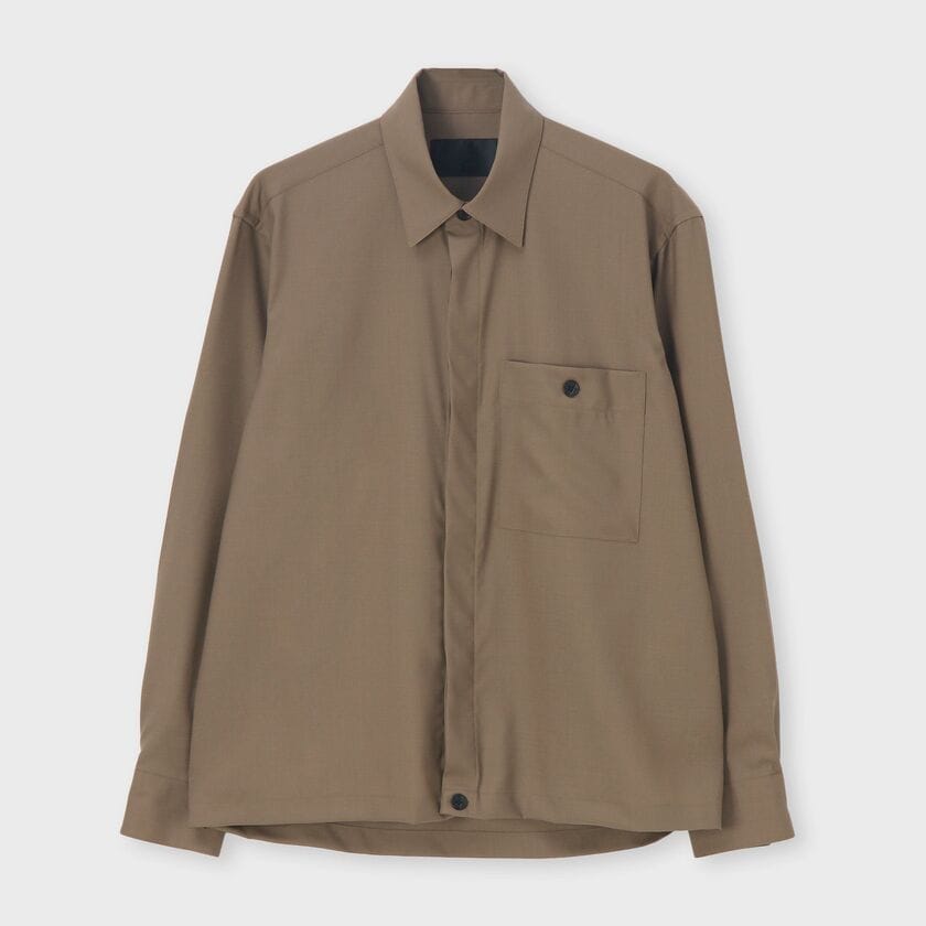ACTIVE WOOL TROPICAL CASUAL SHIRT BLOUSON [アクティブウール シャツブルゾン]