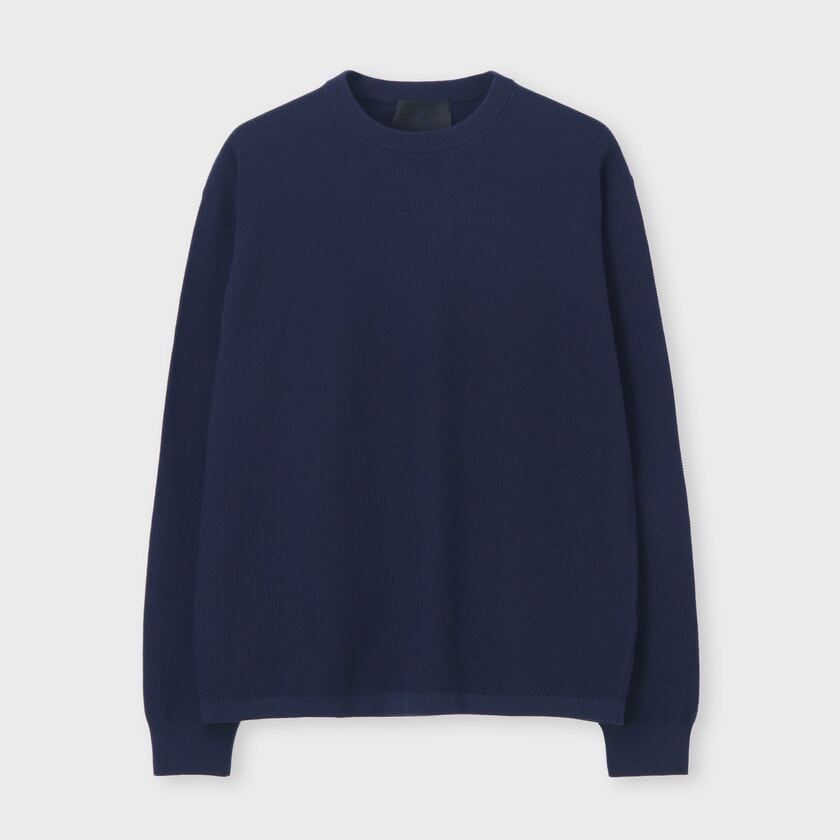 DEMON PIQUE CREW NECK L/S SWEATER[デーモンピケ クルーネック長袖セーター]