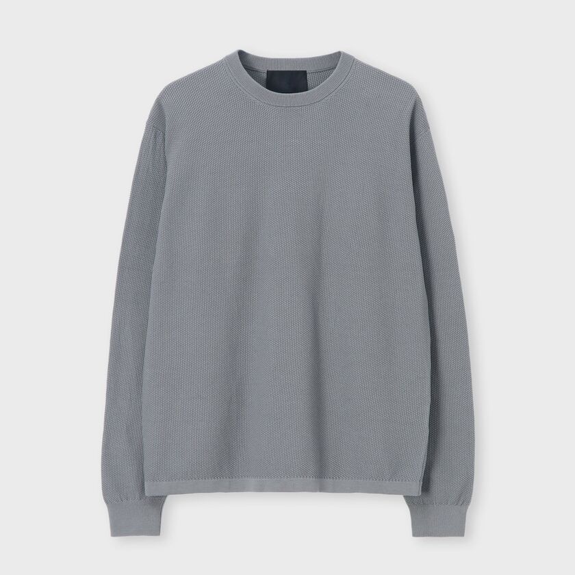 DEMON PIQUE CREW NECK L/S SWEATER[デーモンピケ クルーネック長袖セーター]