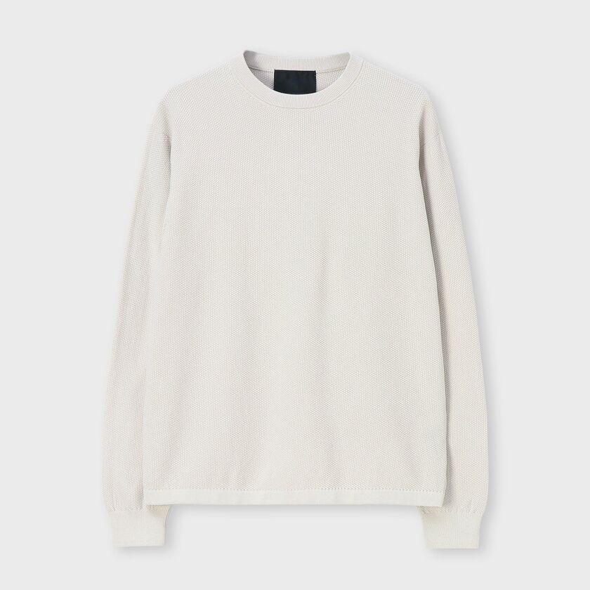 DEMON PIQUE CREW NECK L/S SWEATER[デーモンピケ クルーネック長袖セーター]