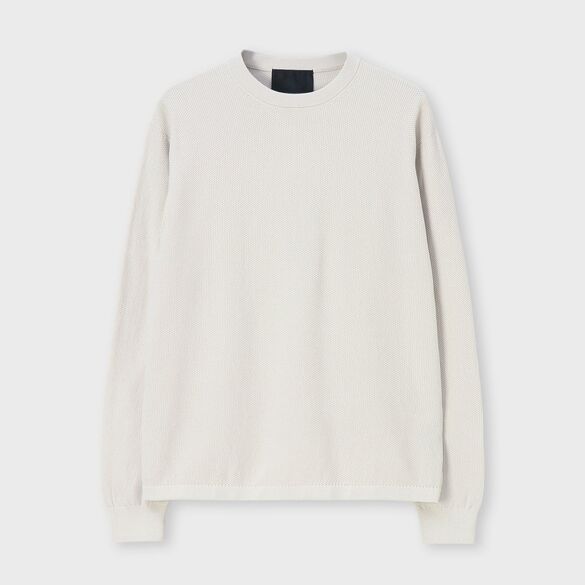 DEMON PIQUE CREW NECK L/S SWEATER[デーモンピケ クルーネック長袖セーター]