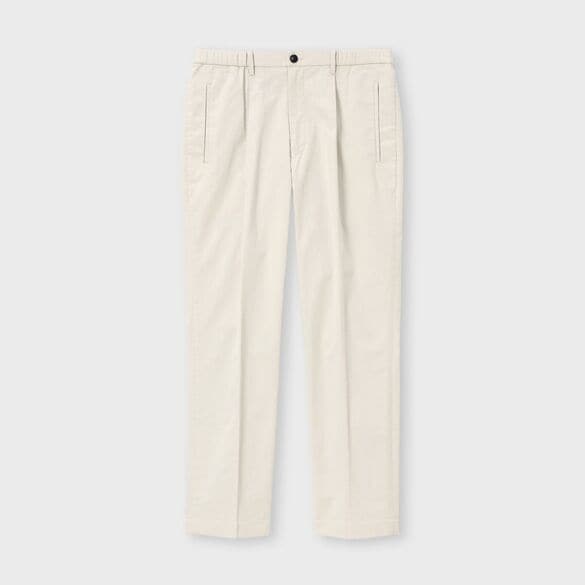 YARN DYED SAHARA COLOUR COTTON CASUAL SLACKS[コットンカジュアル スラックス]