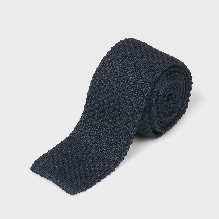 SILK KNIT NARROW TIE[シルク ニットナロータイ]