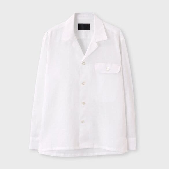PROVENCE LINEN OPEN COLLAR SHIRT-JACKET[プロヴァンスリネンオープンカラーシャツジャケット]