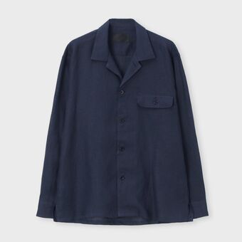 PROVENCE LINEN OPEN COLLAR SHIRT-JACKET[プロヴァンスリネンオープンカラーシャツジャケット]