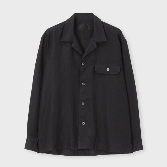 PROVENCE LINEN OPEN COLLAR SHIRT-JACKET[プロヴァンスリネンオープンカラーシャツジャケット]