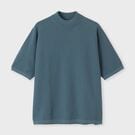 DEMON PIQUE MOCK NECK S/S SWEATER[デーモンピケ モックネック半袖セーター]