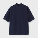 DEMON PIQUE MOCK NECK S/S SWEATER[デーモンピケ モックネック半袖セーター]