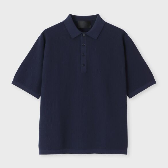 DEMON PIQUE POLO COLLAR S/S SWEATER[デーモンピケ ポロカラー半袖セーター]