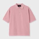 DEMON PIQUE POLO COLLAR S/S SWEATER[デーモンピケ ポロカラー半袖セーター]