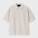 DEMON PIQUE POLO COLLAR S/S SWEATER[デーモンピケ ポロカラー半袖セーター]