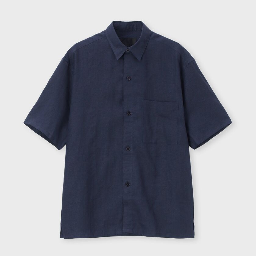 PROVENCE LINEN S/S OVERSIZED SHIRT[プロヴァンスリネン半袖オーバーサイズシャツ]