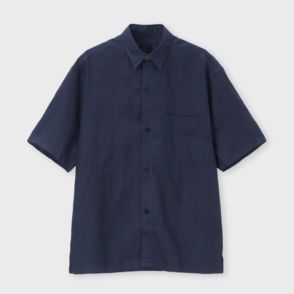 PROVENCE LINEN S/S OVERSIZED SHIRT[プロヴァンスリネン半袖オーバーサイズシャツ]
