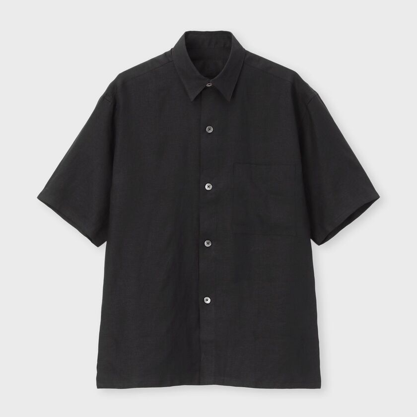 PROVENCE LINEN S/S OVERSIZED SHIRT[プロヴァンスリネン半袖オーバーサイズシャツ]