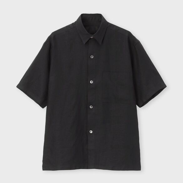 PROVENCE LINEN S/S OVERSIZED SHIRT[プロヴァンスリネン半袖オーバーサイズシャツ]