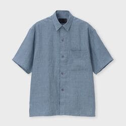 PROVENCE LINEN S/S OVERSIZED  SHIRT[プロヴァンスリネン半袖オーバーサイズシャツ]