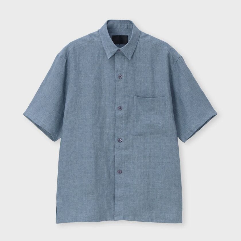 PROVENCE LINEN S/S OVERSIZED  SHIRT[プロヴァンスリネン半袖オーバーサイズシャツ]