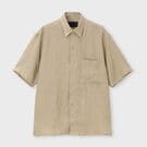 PROVENCE LINEN S/S OVERSIZED  SHIRT[プロヴァンスリネン半袖オーバーサイズシャツ]