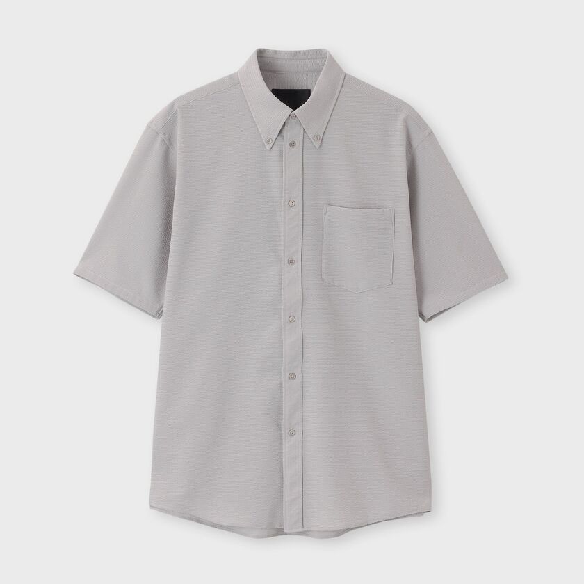 2WAY STRETCH SEERSUCKER S/S B.D. SHIRT[2WAYストレッチシアサッカー 半袖ボタンダウンシャツ]