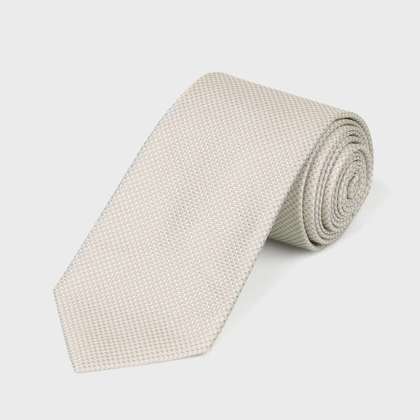 WOVEN PATTERN PLAIN TIE [織柄プレーンタイ]