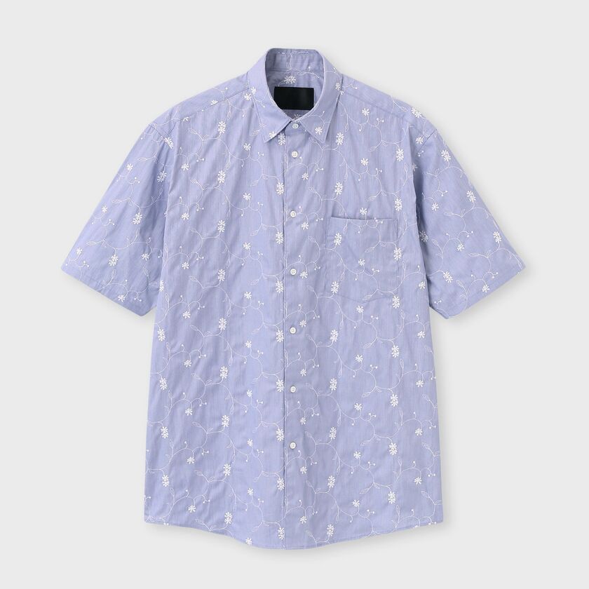 BOTANICAL EMBROIDERY SHIRT[ボタニカル刺繍シャツ]