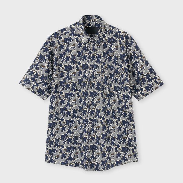 BOTANICAL PRINT SHORT SLEEVE SHIRT[ボタニカルプリント 半袖シャツ]