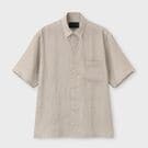 PALM TREE PRINT LINEN OVERSIZED  SHIRT[パームツリープリント リネン オーバーサイズシャツ]