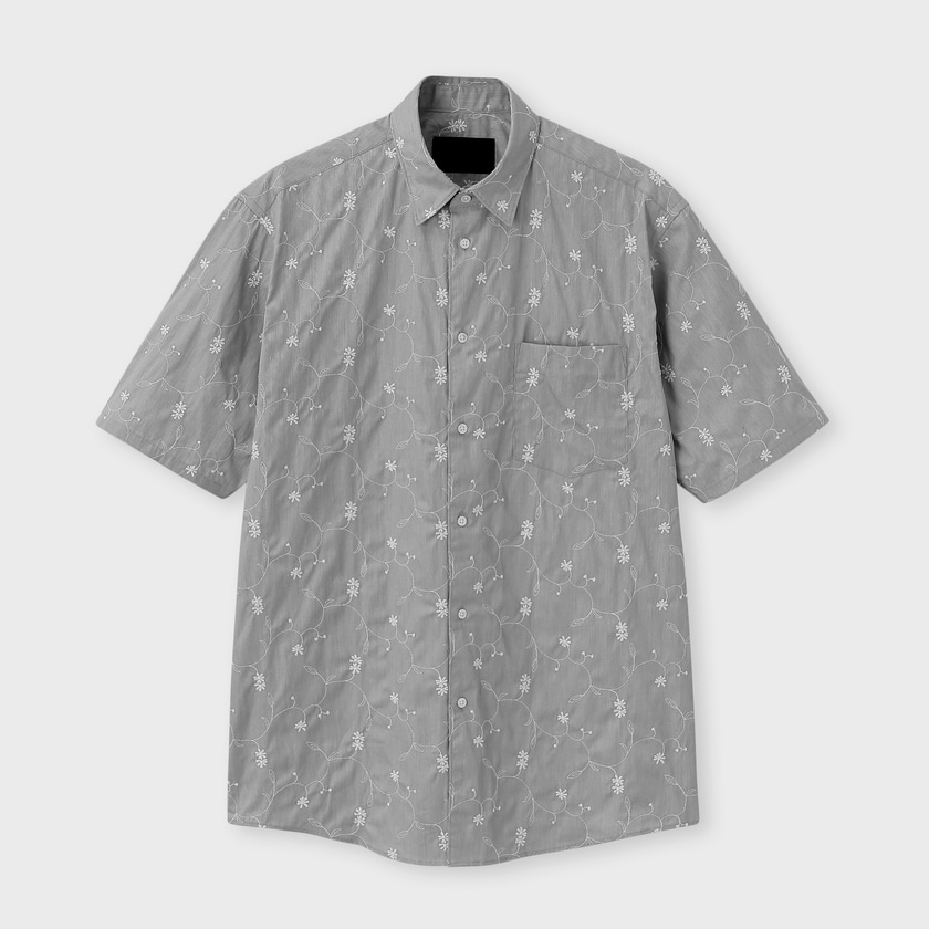 BOTANICAL EMBROIDERY SHIRT[ボタニカル刺繍シャツ]
