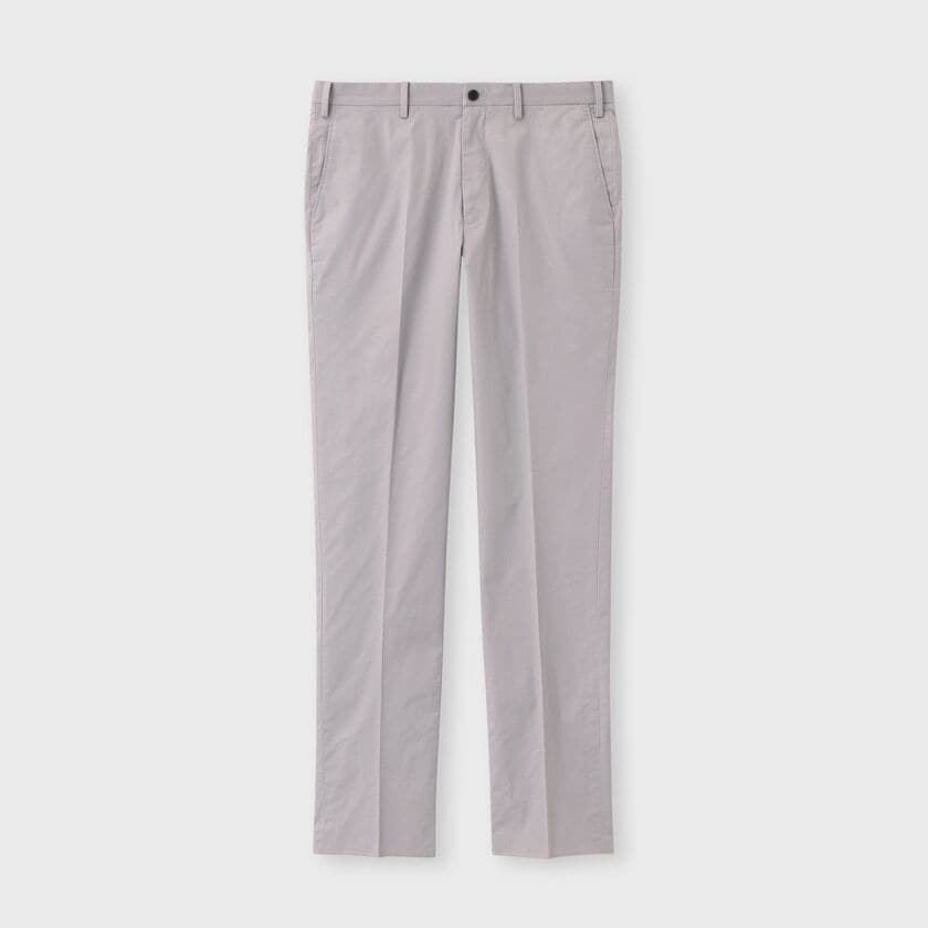 STRETCH COTTON  NO PLEATS TAPERD SLACKS[ストレッチコットン ノープリーツ テーパードスラックス]