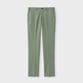 STRETCH COTTON  NO PLEATS TAPERD SLACKS[ストレッチコットン ノープリーツ テーパードスラックス]