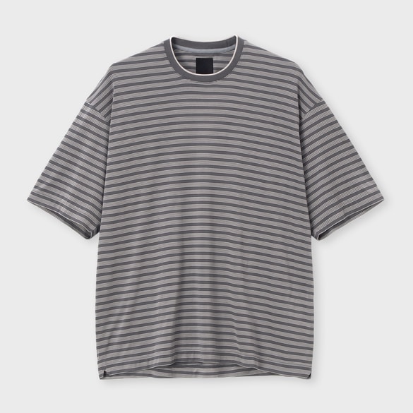 シルクボーダー天竺 Tシャツ / アルカド