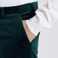 VELVET BOOT CUT SLACKS