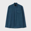 CORDUROY BAND COLLAR SHIRT