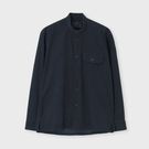 CORDUROY BAND COLLAR SHIRT