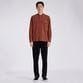 CORDUROY BAND COLLAR SHIRT