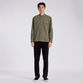 CORDUROY BAND COLLAR SHIRT