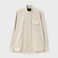 CORDUROY BAND COLLAR SHIRT