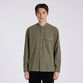 CORDUROY BAND COLLAR SHIRT