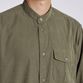 CORDUROY BAND COLLAR SHIRT