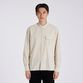 CORDUROY BAND COLLAR SHIRT