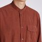 CORDUROY BAND COLLAR SHIRT