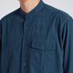 CORDUROY BAND COLLAR SHIRT