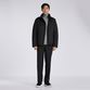 WOOL SERGE TAPERED SLACKS