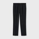 WOOL SERGE TAPERED SLACKS