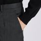 WOOL SERGE TAPERED SLACKS