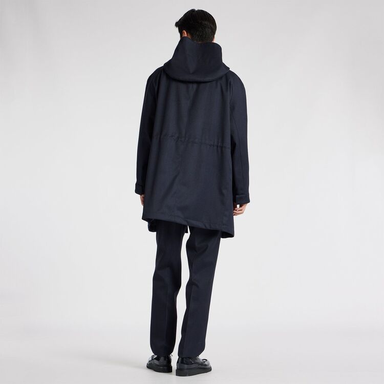 希少★ LANVIN ランバン コート ミックスツイード パール エルバス期 パイピングウールコート[品番：LAVW0007326]｜LANVIN COLLECTION