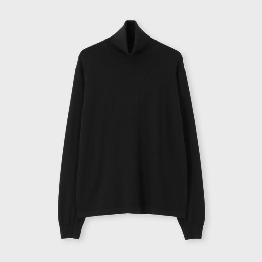 EFMW TURTLE NECK KNIT [エクストラファインメリノ タートルネック]