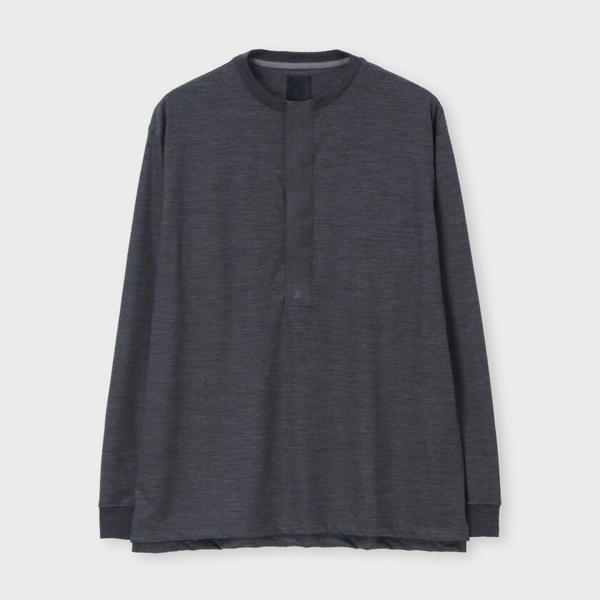 ウール天竺 長袖Tシャツ / サント