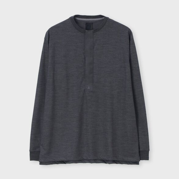 ウール天竺 長袖Tシャツ / サント