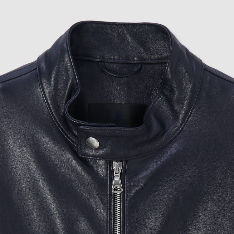 LANVIN レザー 切り替え ナイロンブルゾン 50 LANVIN（ランバン)中古・古着オンライン通販 | Kindal